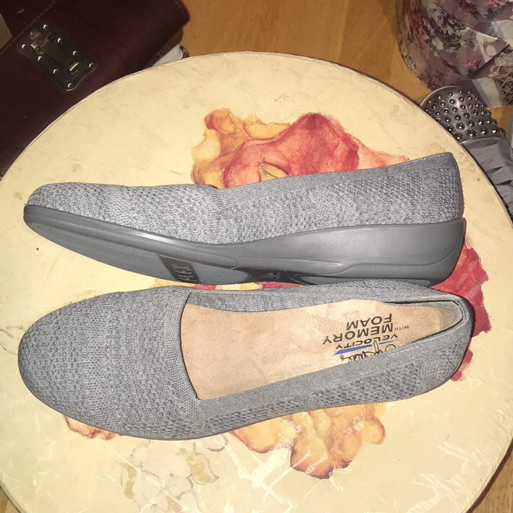 Lifestride 9.5 New Memory Foam Slide On Gray - image 2